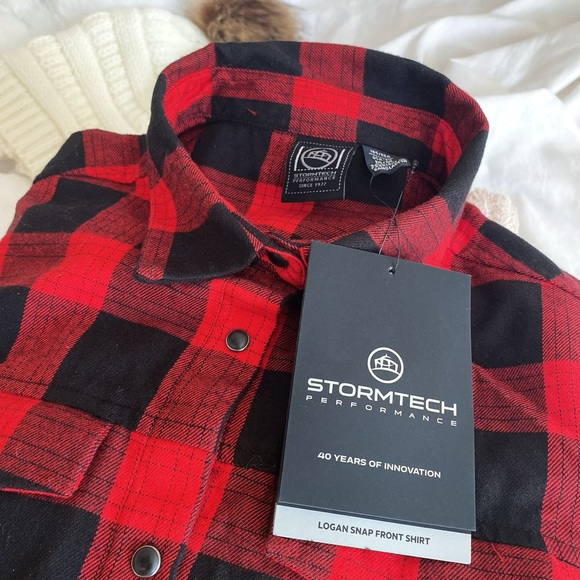 Stormtech Performance Logan snap front plaid shirt - Picture 9 of 9